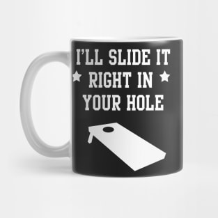 Corn Hole Bean Bag Toss Funny Design Mug